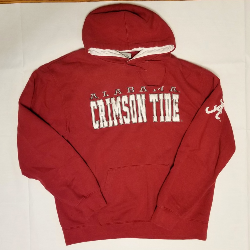 Alabama Crimson Tide Hoodie Men's XL Light Red